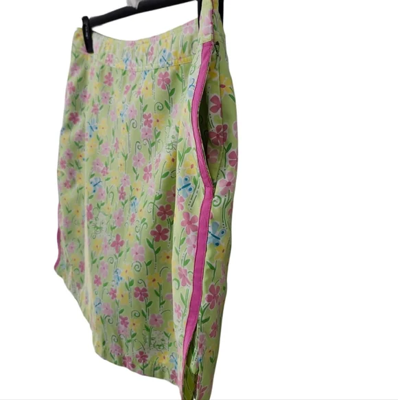 NWOT Lilly Pulitzer Women's 14 Skort Green & Pink - Picture 10 of 15